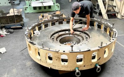 Insight into the repair of a 3,000 tonne AIDA press